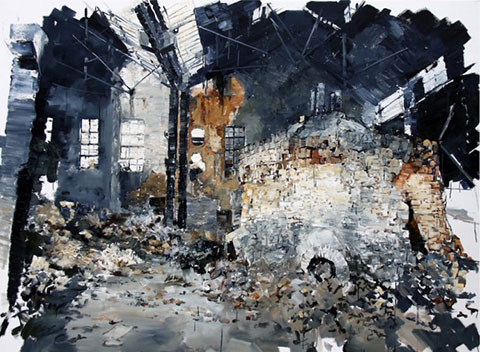 The-Lost-Glory-Jingdezhen-series-No.44-220x170cm-oil-on-canvas-2011-768x590